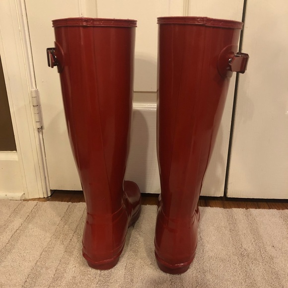 Hunter Women’s Original Tall Gloss Rain Boots - Picture 3 of 4